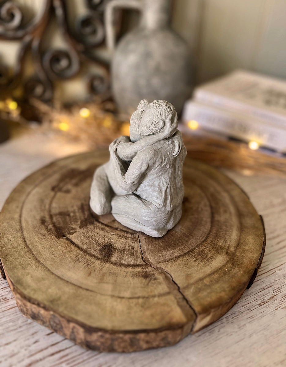 Labouring Couple Sculpture – Moon Birth Sculptures