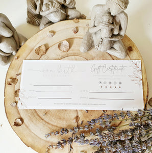 Gift Certificate